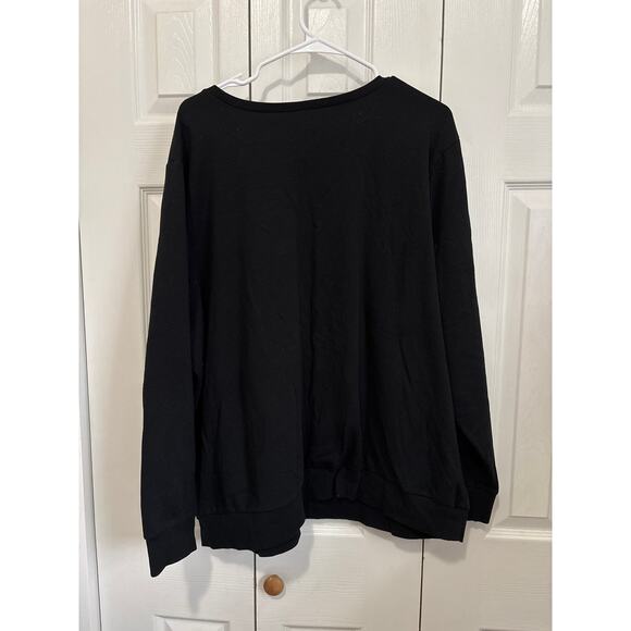 Torrid Sleep Black Cozy Fleece Lined Lightening Bolt Top 3x - Picture 6 of 6